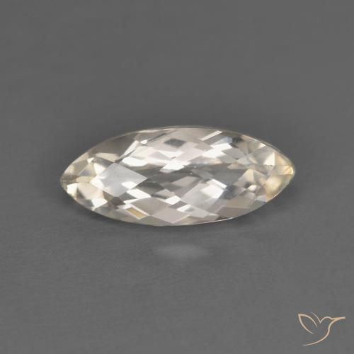 1.88ct Natural Warm White Topaz, Marquise, VVS-VS