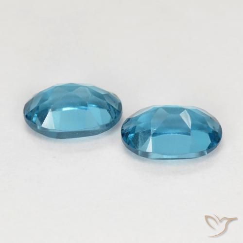 Topaz Gemstones in 6 x 4 mm (calibrated) Size for Sale, Topaz Stones in London Blue Color