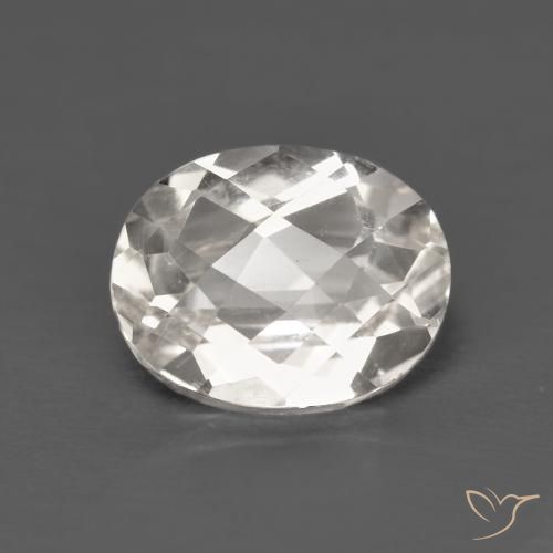 3.49ct Natural Warm White Topaz, Oval, VVS