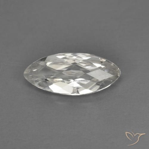 1.45ct Natural Warm White Topaz, Marquise, VVS