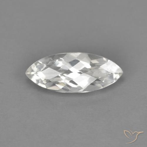 1.63ct Natural White Topaz, Marquise, VVS-VS