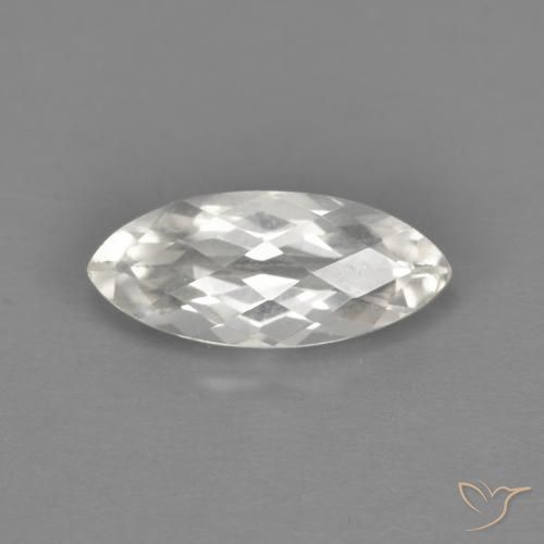 1.85ct Natural Warm White Topaz, Marquise, VVS-VS