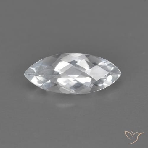 1.60ct Natural White Topaz, Marquise, VVS-VS
