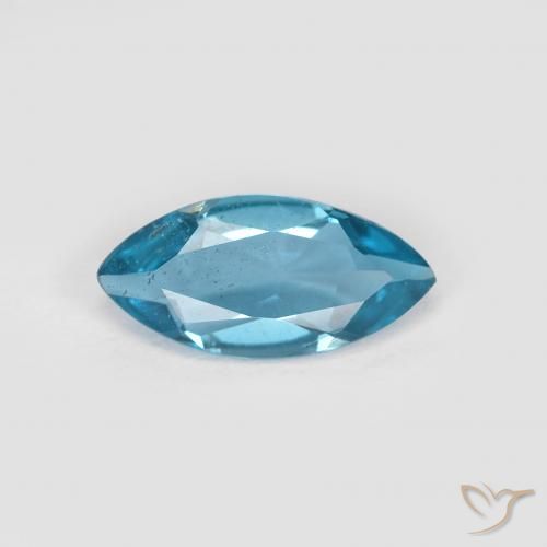 0.97ct Natural London Blue Topaz, Marquise, VS