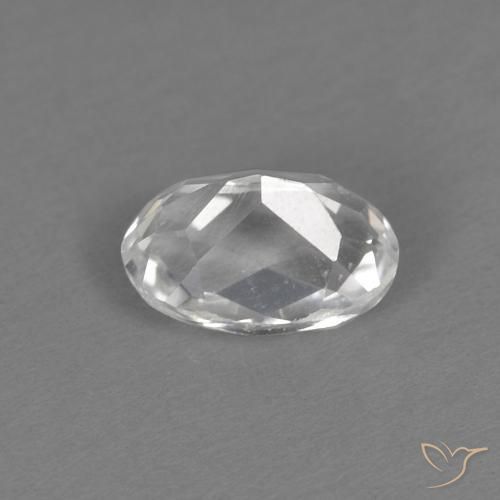 Topaz Gemstone in 6.3 x 4.2 mm Size for Sale, Topaz Stone in White Color