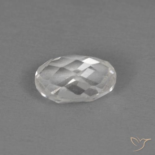 Topaz Gemstone in 6 x 4 mm (calibrated) Size for Sale, Topaz Stone in White Color