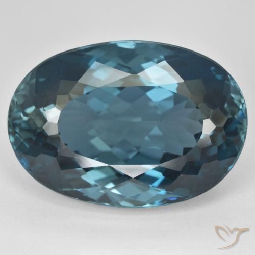 60 CT Traitée Sky Topaze Bleu & Londres Naturel Pierre Précieuse Naturel  Paire