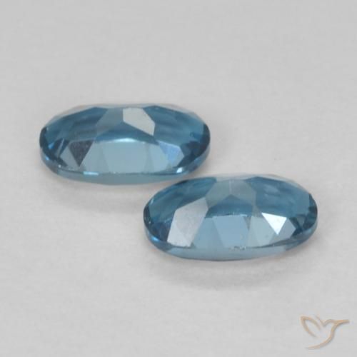Topaz Gemstones in 5.2 x 3.2 mm Size for Sale, Topaz Stones in London Blue Color