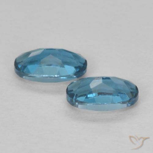 Topaz Gemstones in 5 x 3 mm (calibrated) Size for Sale, Topaz Stones in London Blue Color