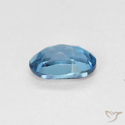 Topaz Gemstone in 6 x 4 mm (calibrated) Size for Sale, Topaz Stone in London Blue Color