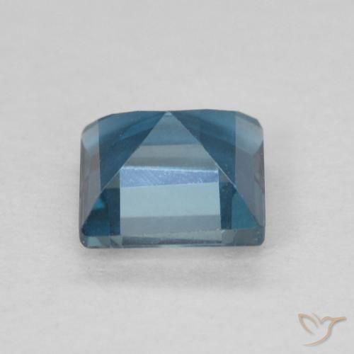 Topaz Gemstone in 5 x 5 mm (calibrated) Size for Sale, Topaz Stone in London Blue Color