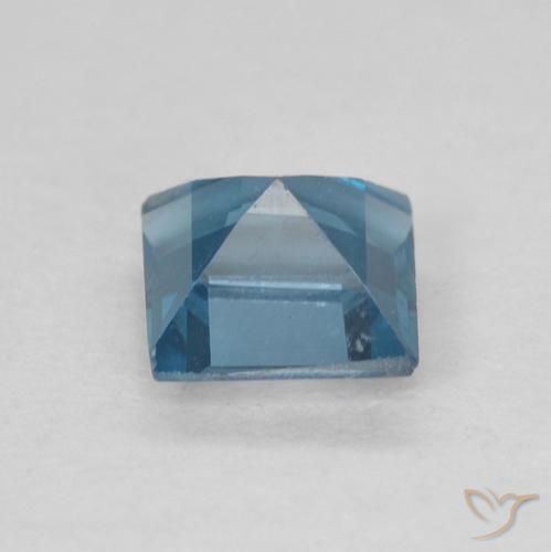 Topaz Gemstone in 4.7 x 4.6 mm Size for Sale, Topaz Stone in London Blue Color