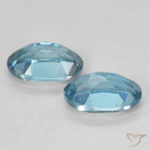 Topaz Gemstones in 6 x 4 mm (calibrated) Size for Sale, Topaz Stones in London Blue Color