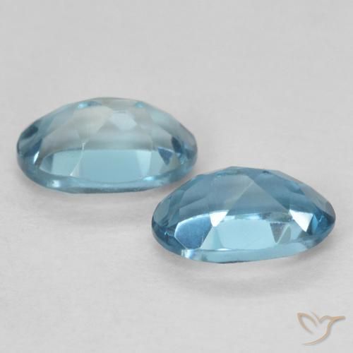 Topaz Gemstones in 6 x 4 mm (calibrated) Size for Sale, Topaz Stones in London Blue Color