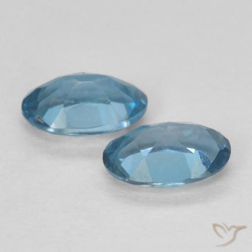 Topaz Gemstones in 6 x 4 mm (calibrated) Size for Sale, Topaz Stones in London Blue Color