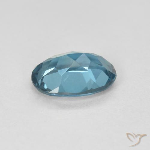 Topaz Gemstone in 7 x 5 mm (calibrated) Size for Sale, Topaz Stone in London Blue Color