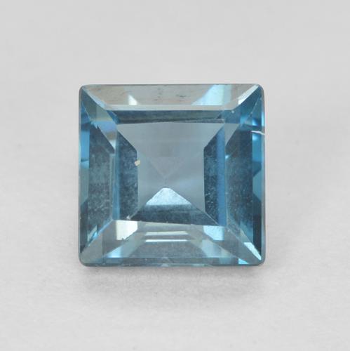 0.79ct Natural London Blue Topaz, Square, VVS