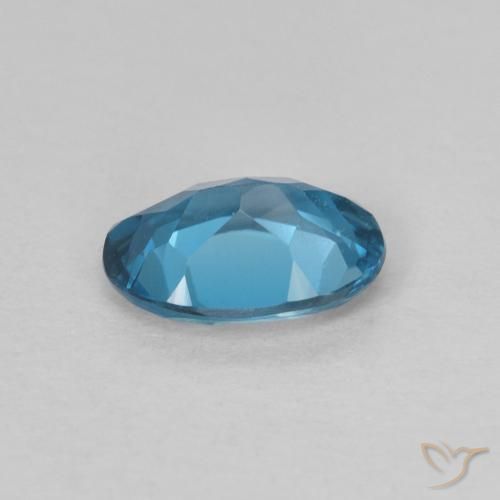 Topaz Gemstone in 7 x 5 mm (calibrated) Size for Sale, Topaz Stone in London Blue Color