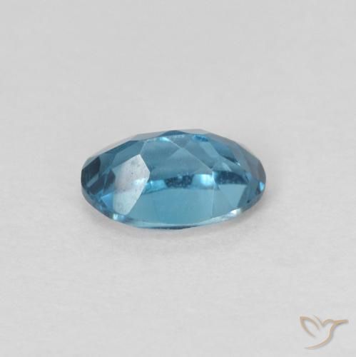 Topaz Gemstone in 6.2 x 4.2 mm Size for Sale, Topaz Stone in London Blue Color