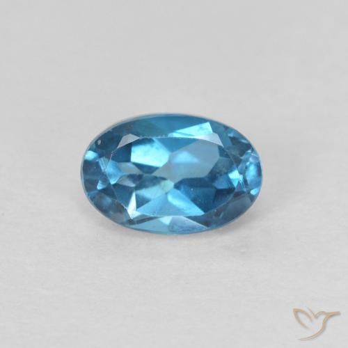 0.68ct Natural London Blue Topaz, Oval, VVS