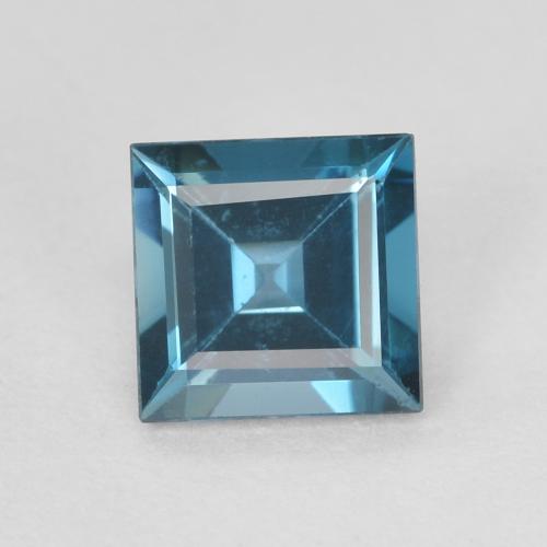 0.70ct Natural London Blue Topaz, Square, VVS
