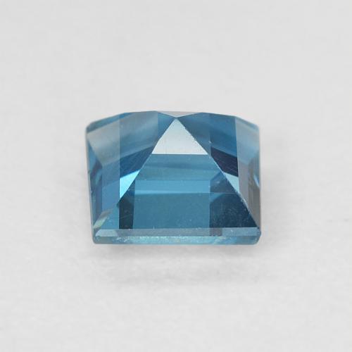 Topaz Gemstone in 4.9 x 4.7 mm Size for Sale, Topaz Stone in London Blue Color