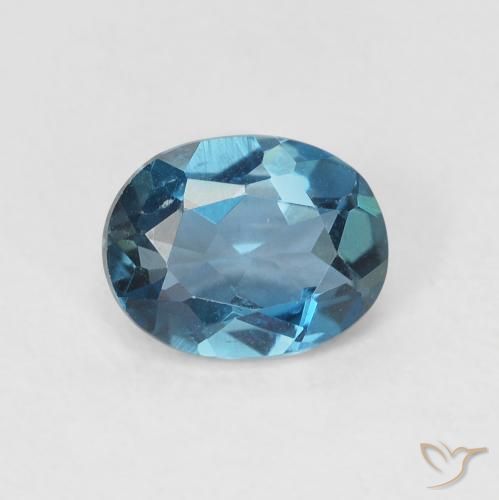 0.73ct Natural London Blue Topaz, Oval, VVS