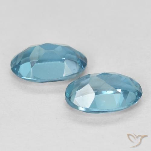 Topaz Gemstones in 6 x 4 mm (calibrated) Size for Sale, Topaz Stones in London Blue Color