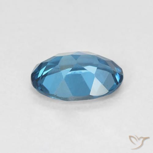 Topaz Gemstone in 7 x 5 mm (calibrated) Size for Sale, Topaz Stone in London Blue Color