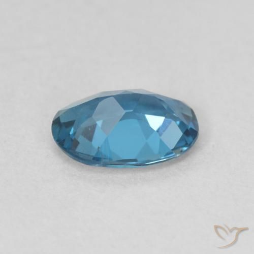 Topaz Gemstone in 7 x 5 mm (calibrated) Size for Sale, Topaz Stone in London Blue Color