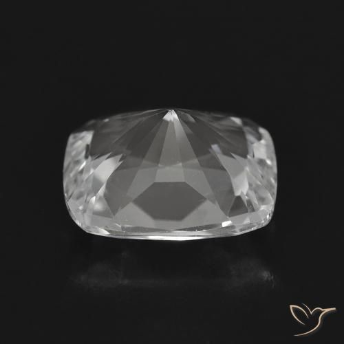 Topaz Gemstone in 10 x 8.6 mm Size for Sale, Topaz Stone in Clear White Color