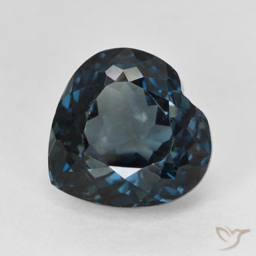 7.59ct Natural London Blue Topaz, Heart, VVS