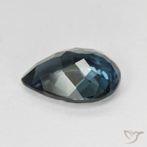 Topaz Gemstone in 12.4 x 9.1 mm Size for Sale, Topaz Stone in Midnight Blue Color