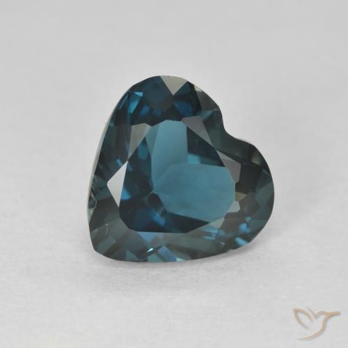 3.79ct Natural London Blue Topaz, Heart, VVS