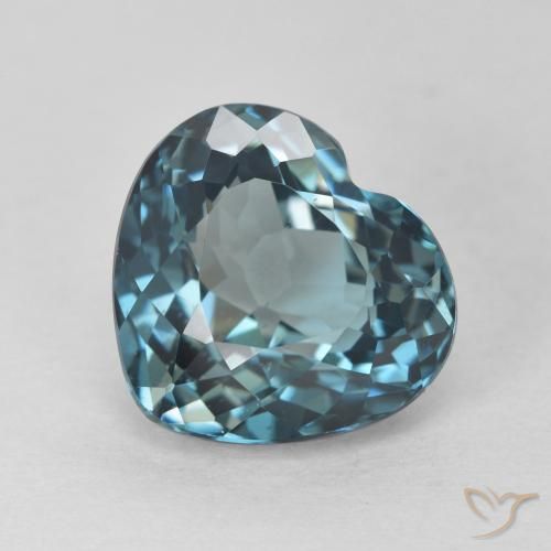 4.70ct Natural London Blue Topaz, Heart, VVS-VS