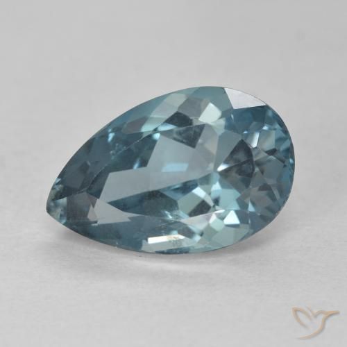 4.59ct Natural London Blue Topaz, Pear Shape, VVS-VS