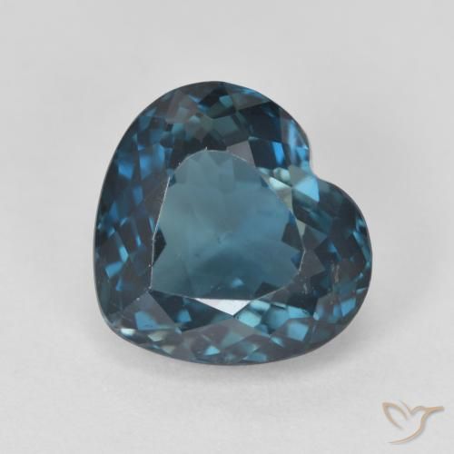 4.73ct Natural London Blue Topaz, Heart, VVS-VS