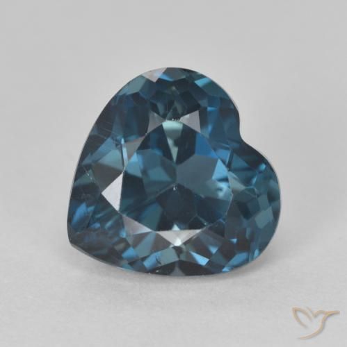 3.77ct Natural London Blue Topaz, Heart, VVS-VS