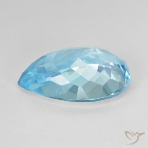 Topaz Gemstone in 16.9 x 11.3 mm Size for Sale, Topaz Stone in Sky Blue Color