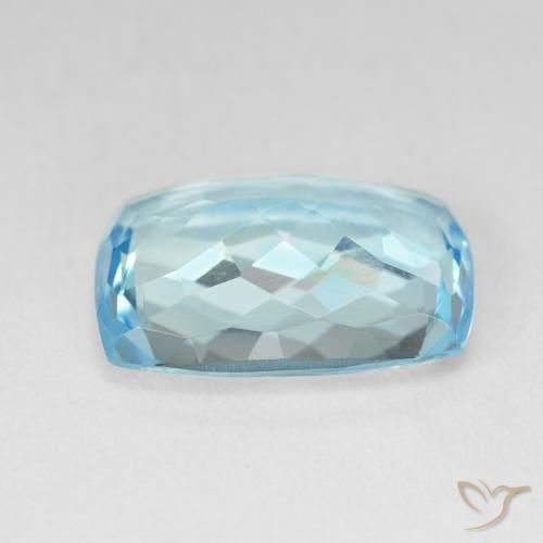 Topaz Gemstone in 15.2 x 11.1 mm Size for Sale, Topaz Stone in Swiss Blue Color