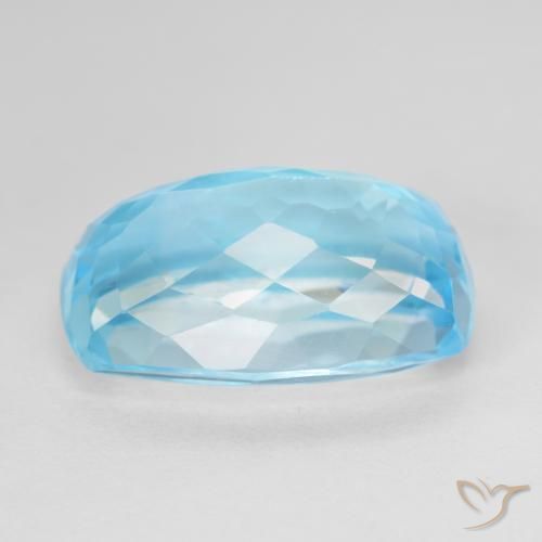 Topaz Gemstone in 18 x 11.5 mm Size for Sale, Topaz Stone in Swiss Blue Color