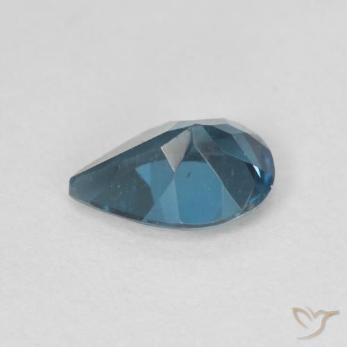Topaz Gemstone in 7 x 5 mm (calibrated) Size for Sale, Topaz Stone in London Blue Color