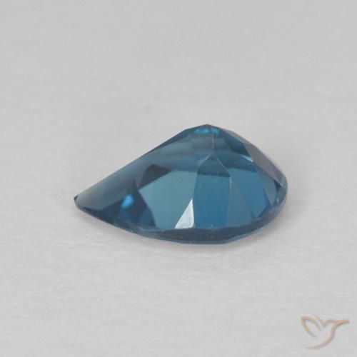 Topaz Gemstone in 7 x 5 mm (calibrated) Size for Sale, Topaz Stone in London Blue Color