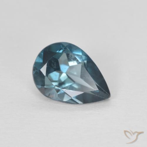 0.83ct Natural London Blue Topaz, Pear Shape, VVS