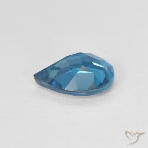 Topaz Gemstone in 7 x 5 mm (calibrated) Size for Sale, Topaz Stone in London Blue Color