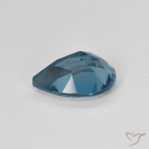 Topaz Gemstone in 7 x 5 mm (calibrated) Size for Sale, Topaz Stone in London Blue Color