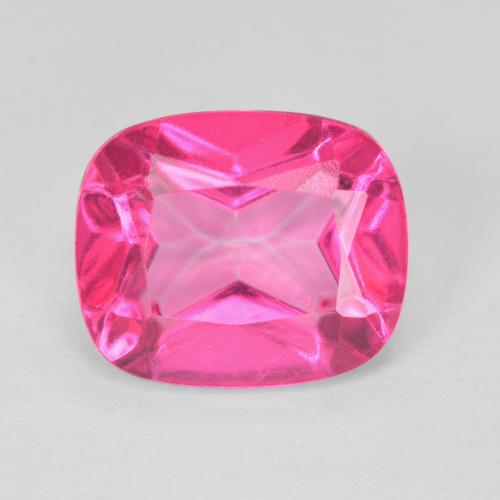 6.33ct Natural Medium Pink Topaz, Cushion, VVS