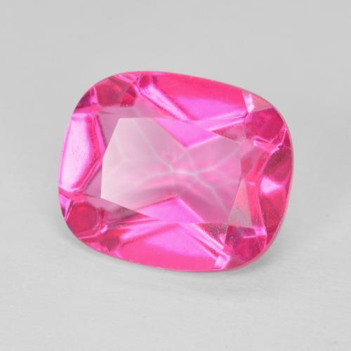6.30 ct Pink Topaz Stone, Natural Topaz in Cushion-Cut Shape for Sale