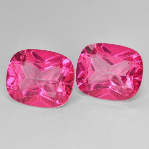 13.48 ctw Pink Topaz Stones, Natural Topaz in Cushion-Cut Shape for Sale