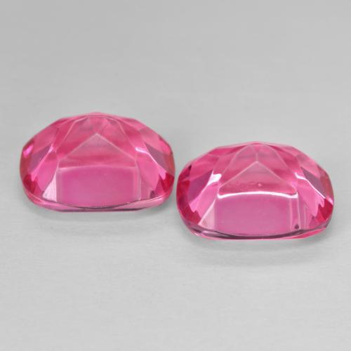 Topaz Gemstones in 12 x 10 mm (calibrated) Size for Sale, Topaz Stones in Hot Pink Color